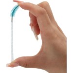 100 pçs descartáveis varinhas de rímel de cristal, sobrancelha, escova para extensões de cílios, escovas de cílios com recipiente (azul) - Imagem 5