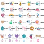 25/32 pares de brincos de plástico infantis com clipe para meninas, hipoalergênicos, brincos de brinquedo, princesa, brincar, joias, lembrancinha de festa - Imagem 3