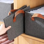 Kit 3 Cestos Organizadores Dobráveis de 26 Litros Caixas Multiuso Com Alças Dupla para Guarda Roupas, Armário, Lavanderia, Malha de Nylon Cinza Resistente e Lavável - Imagem 4