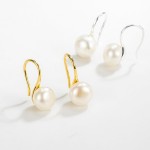 Brincos de pérola femininos elegantes brincos de pérolas de casamento gancho de noiva joias de gancho na moda joias para orelhas acessórios - Imagem 6