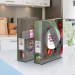 Acrimet Porta Revistas Classic Line – Organizador para Estantes, Armários e Prateleiras, Cor Fumê, 2 Peças, 277.1 - Imagem 6