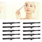 Yinhing 10pcs Escova de Sobrancelha Dobrável Escova de Cílios e Sobrancelhas de Ponta Dupla Com Fibra Sintética para Maquiagem e Viagens - Imagem 3