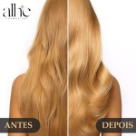 KIT ALHE Beauty Blond – Shampoo e Máscara Matizadora com Óleo de Semente de Uva para Cabelos Loiros, Descoloridos ou Grisalhos: Hidratação, Brilho e Matização Inteligente - Imagem 5
