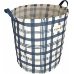 Cesto Organizador Roupa Suja Dobrável Multiuso 25l Grécia - Faixas - Imagem 3