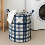 Cesto Organizador Roupa Suja Dobrável Multiuso 25l Grécia - Faixas - Imagem 5