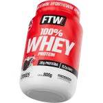 FTW 100% Whey Protein com Proteína Concentrada WPC, Suplemento Alimentar Pós-Treino em Pó com Fonte de Proteína do Soro do Leite, Alto Valor Biológico, Sem Glúten – Pote 900g (Cookies)