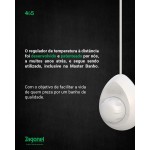 Ducha Eletrônica Zagonel Master Banho 5500W 127V Branco Solução Completa - Imagem 5