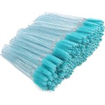 Tbestmax 300 varinhas de rímel descartáveis para escova de cílios para sobrancelha/extensão de cílios azul