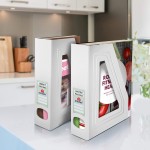 Acrimet Porta Revistas Classic Line – Organizador para Estantes, Armários e Prateleiras, Cor Branco, 2 Peças, 277.BO - Imagem 6