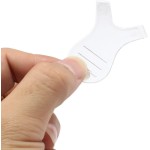 10 pincéis de plástico transparente para cílios, escova reutilizável em forma de Y com 2 cabeças de diferença para cílios permanentes acessórios de maquiagem - Imagem 3