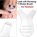 10 pincéis de plástico transparente para cílios, escova reutilizável em forma de Y com 2 cabeças de diferença para cílios permanentes acessórios de maquiagem - Imagem 5