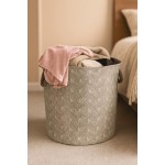 Cesto Organizador Roupa Suja Dobrável Multiuso 55L Folhas (Folhagem) - Imagem 5