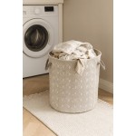 Cesto Organizador Roupa Suja Dobrável Multiuso 55L Folhas (Folhagem) - Imagem 6