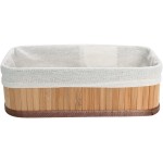 Organizador 3 Cestos Grandes de Bambu – Cestos Organizadores Grandes com Tecido Removível – Ideal para Lavanderia, Banheiro, Quarto e Closet – Material Sustentável - Imagem 5
