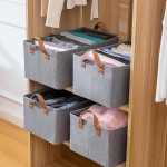 Kit 3 Caixa Organizadora de Armazenamento Dobravel 26 litros Tecido em Poliester Lavável - Resistente e Compacta-IT - Imagem 7