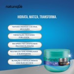 Naturiquè, Máscara Capilar, Para todos os tipos de cabelos, Matiza què platina, Neutraliza os tons amarelados e alaranjados dos cabelos loiros ou grisalhos, 300ml - Imagem 3