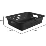 Ou Cesta Organizadora 9L Preto Linha Cestas Organizadoras - Imagem 4