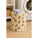 Cesto Organizador Roupa Suja Dobrável Multiuso 25L - Animais - Leões - Imagem 5