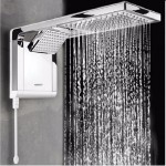Ducha Acqua Duo Ultra Branco e Cromado 6800W com Haste para Controle da Temperatura com Comando Eletrônico e Jato Direcionável - Lorenzetti - Imagem 3