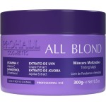Máscara Matizadora All Blond Prohall 300G - Matizador Roxo para Loiros Platinados, Sem Parabenos, Toning Mask Profissional - Imagem 7