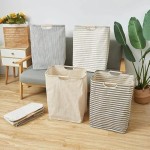 Cesto Organizador Multiuso Dobrável em Tecido para Roupas, Brinquedos e Lavanderia - Organize Sua Casa com Praticidade, Compacto, Resistente e Fácil de Transportar (Modelo B) - Imagem 3