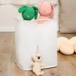 Cesto Organizador Multiuso Dobrável em Tecido para Roupas, Brinquedos e Lavanderia - Organize Sua Casa com Praticidade, Compacto, Resistente e Fácil de Transportar (Modelo B) - Imagem 6