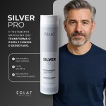 Shampoo Matizador Grisalhos Silver Pro Eclat Hair Care 300ml - Imagem 2