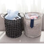 Cesto Organizador de Roupa Suja Dobrável 40x35cm Multiuso Impermeável para Roupas, Brinquedos e Organização do Lar (Plantas) - Imagem 7