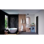 Ducha Elétrica KDT Octo 8T 8800W 220V Chuveiro 8 Temperaturas Chuveirinho Mangueira Desviador Black Preta Brilho - Imagem 4