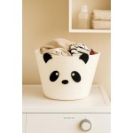 Cesto Organizador Roupa Suja Dobrável Multiuso 30L Animais Decorativo Roupas e Brinquedos, Design Panda e Pinguim, 30L (Panda) - Imagem 8