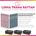 Cesto P (19X13,8X6,5) Branco, Usual - Imagem 5