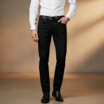 Cinto Social Masculino Dupla Face Preto e Café em Couro Sintético | Ajustável, Elegante, Fivela Reversível | Cinto Masculino Social e Casual - Imagem 7