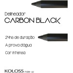 Koloss Delineador Carbon Black Koloss -. - Imagem 3