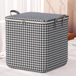 Cesto Organizador Cesto de Roupa, 110 Litros 52 x 40 x 52 cm de não Tecido para Guarda-Roupa Armário Garagem - Imagem 8
