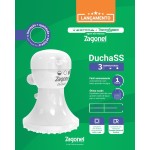 Zagonel Ducha Multitemperatura SS 3T 5400W 127V Branco - Imagem 5