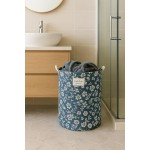 Cesto Organizador Roupa Suja Dobrável Multiuso 25l Grécia - Azul - Imagem 2