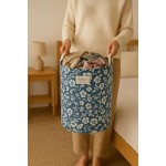 Cesto Organizador Roupa Suja Dobrável Multiuso 25l Grécia - Azul - Imagem 3