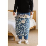 Cesto Organizador Roupa Suja Dobrável Multiuso 25l Grécia - Azul - Imagem 4