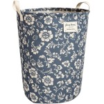 Cesto Organizador Roupa Suja Dobrável Multiuso 25l Grécia - Azul - Imagem 8