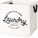 Cesto Organizador Roupa Suja Dobrável Multiuso 50l Quadrado - Branco - Imagem 3