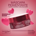 Máscara Matizadora Tonalizante Marsala Veggue 150g - Imagem 5