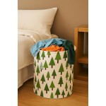 ALLMIX Cesto Organizador Roupa Suja Dobrável Multiuso 20l (Árvores) Branco - Imagem 9