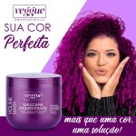 Máscara Matizadora Roxa/Violine, Roxo, Veggue,500ml - Imagem 2