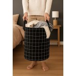 Cesto Organizador Roupa Suja Dobrável Multiuso 40l (Preto) - Imagem 7