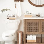 Kit com 3 Cestos Organizadores Feito de Bambu Cor Claro. Perfeito Para Banheiros, Armários, Lavanderias, Entre Outros. Bonito e Elegante (Bege - Grande) - Imagem 6