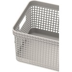 Ou Cesto Organizador 8L Marrom Amêndoa Linha Grid - Imagem 8