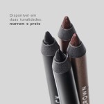 Océane-Lápis para Olhos Preto - Eyeliner Super Black Océane Purple 1,2g - Imagem 4