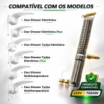 Resistência Duo Shower Quadra Ducha Futura Multitemperatura Eletrônica Ducha Fashion 220v (7500w) padrão lorenzeti - Imagem 5