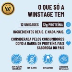 Barra de Proteína Sabor Banana com Chocolate 12x54g Winstage - Imagem 4
