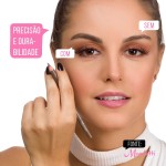 Lápis Delineador de Sobrancelha, Marchetti, Marrom - Imagem 4